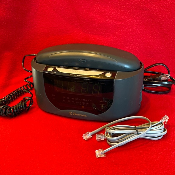 Emerson Other Vintage Emerson Ckt908 Telephone Radio Alarm Clock